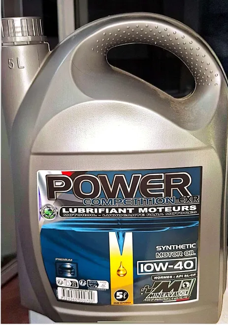 Huile moteur MINERVA Power Competition EXR 10W40 – 5 L