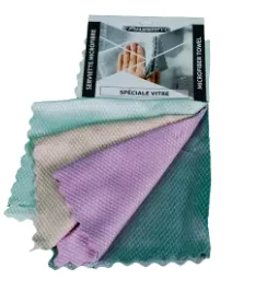 Microfibre spéciale vitres 230 g/m² – 30×30 cm